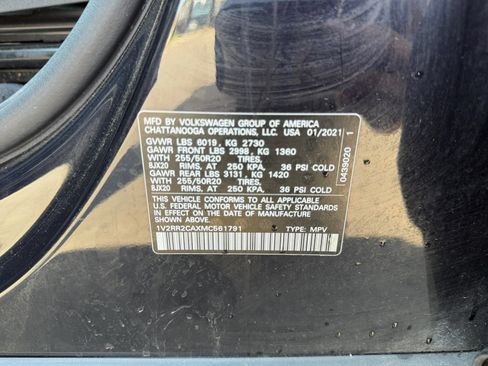 Used 2021 Volkswagen Atlas SE AWD/4WD image 41