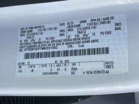 Used 2021 Ford F150 XL w/ STX Appearance Package image 24