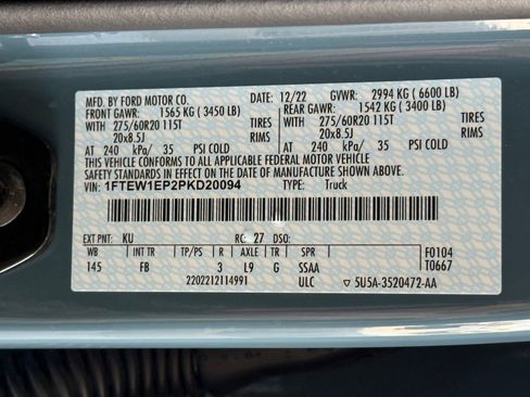 Used 2023 Ford F150 XLT w/ Equipment Group 302A High image 24