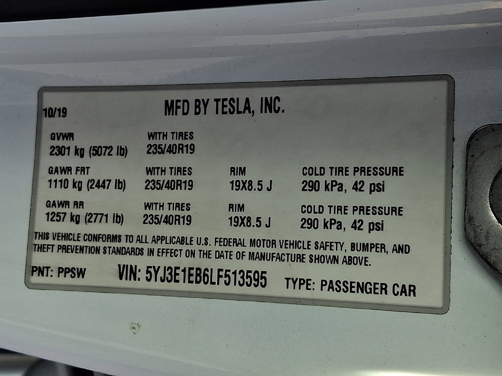 Used 2020 Tesla Model 3 Long Range AWD/4WD image 27
