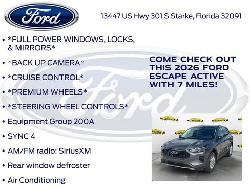 New 2026 Ford Escape Active image 10