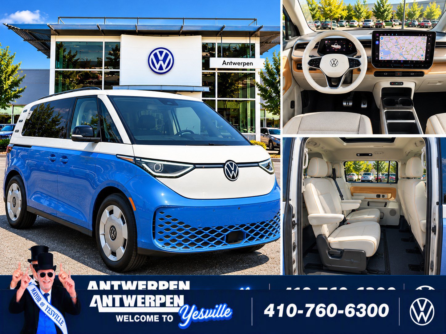 Used 2025 Volkswagen ID. Buzz Pro S Plus AWD/4WD image 1