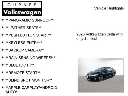 New 2026 Volkswagen Jetta SE image 7