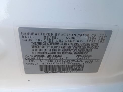 Used 2025 Nissan Versa S w/ S Plus Package FWD image 35