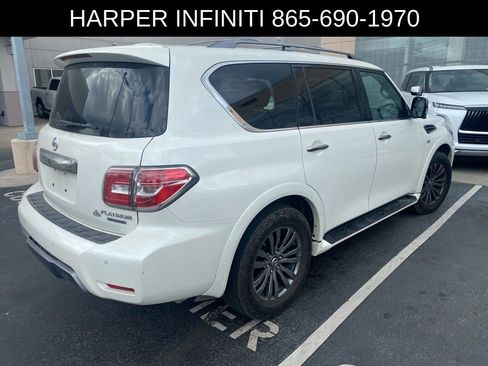 Used 2019 Nissan Armada Platinum w/ Captain's Chairs Package AWD/4WD image 3
