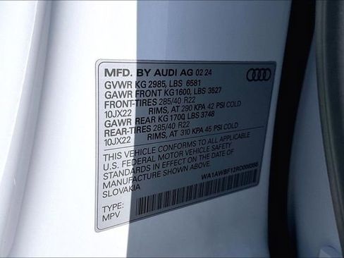 Used 2024 Audi SQ8 Premium Plus w/ Executive Package image 19