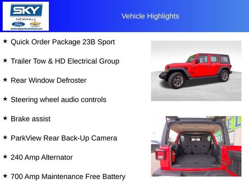 Used 2022 Jeep Wrangler Unlimited Sport image 12