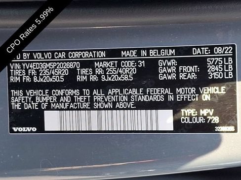 Certified 2023 Volvo C40 P8 Recharge Ultimate AWD/4WD image 30