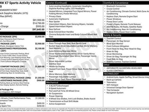 Certified 2024 BMW X7 xDrive40i w/ Executive Package image 41