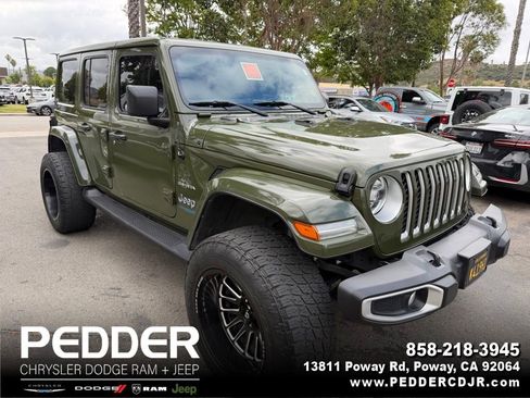 Used 2021 Jeep Wrangler Unlimited Sahara AWD/4WD image 1