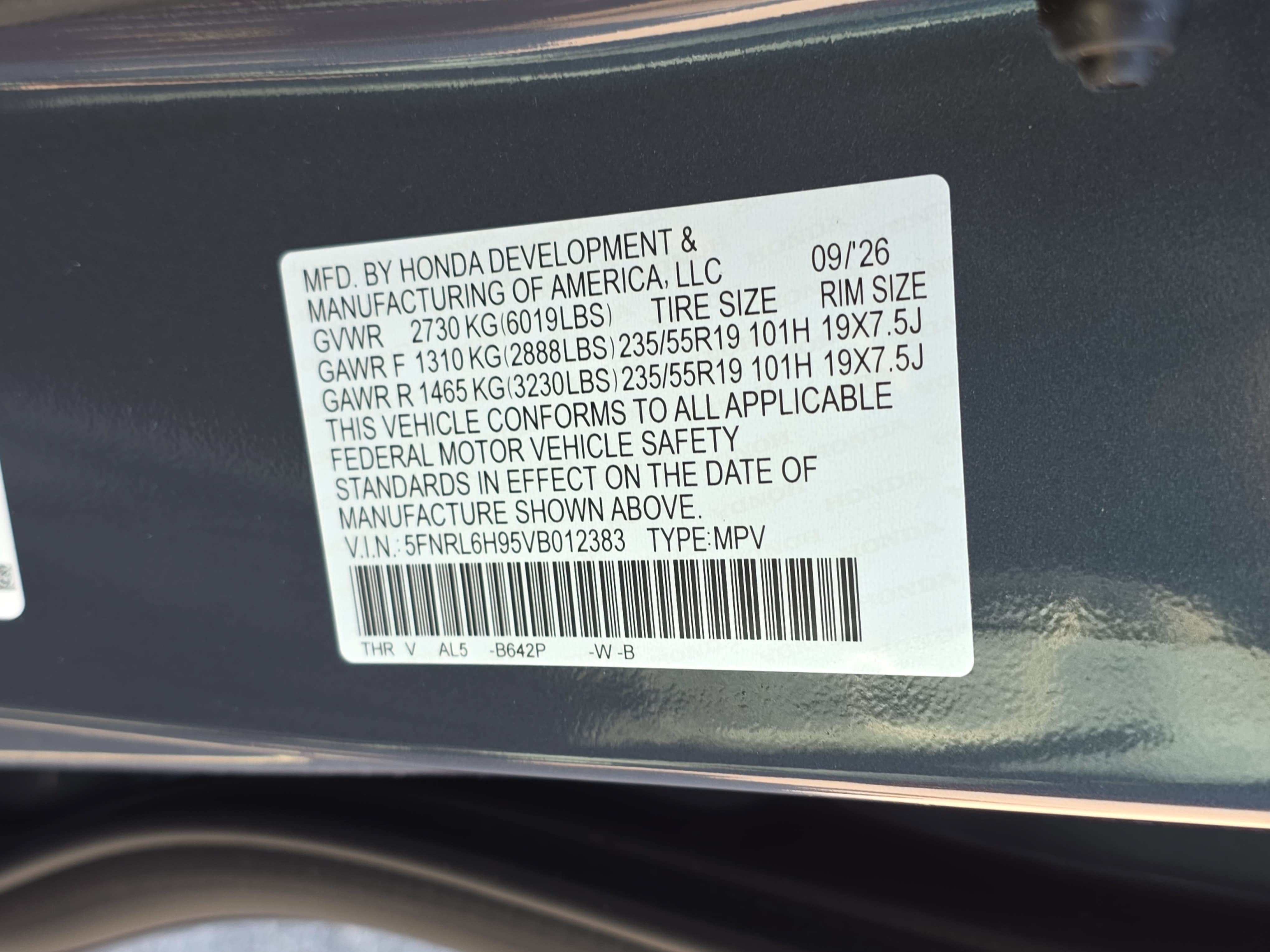 New 2027 Honda Odyssey Elite image 37