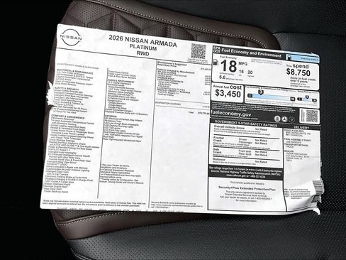 New 2026 Nissan Armada Platinum image 21