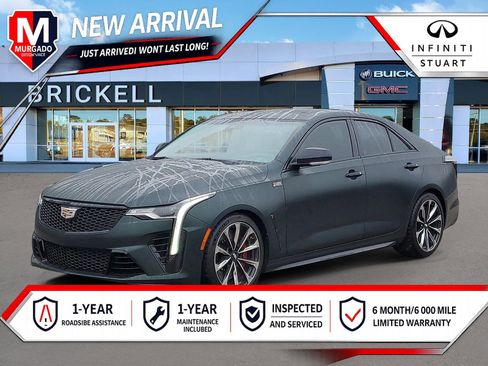 Used 2023 Cadillac CT4 V Blackwing w/ Technology Package RWD image 1
