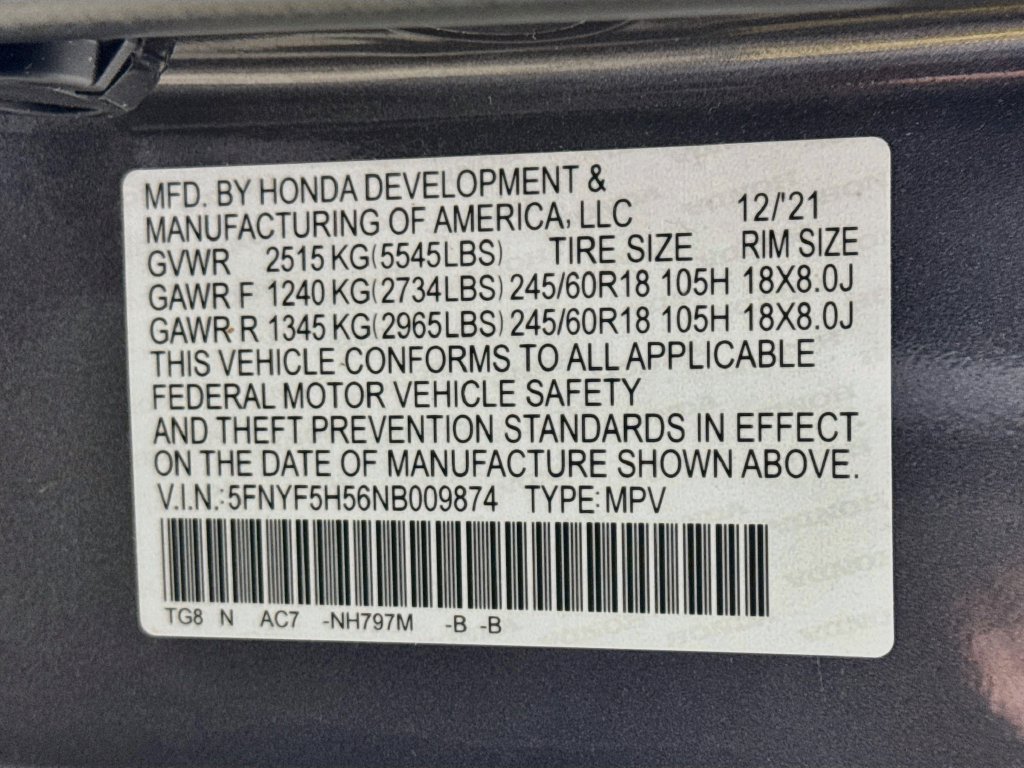 Used 2022 Honda Pilot EX-L image 34