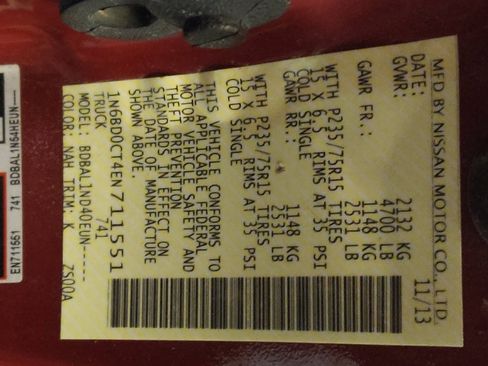 Used 2014 Nissan Frontier S image 33