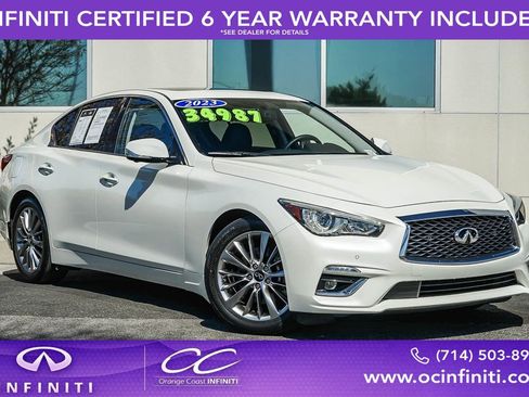 Certified 2023 INFINITI Q50 Luxe w/ Cargo Package image 1