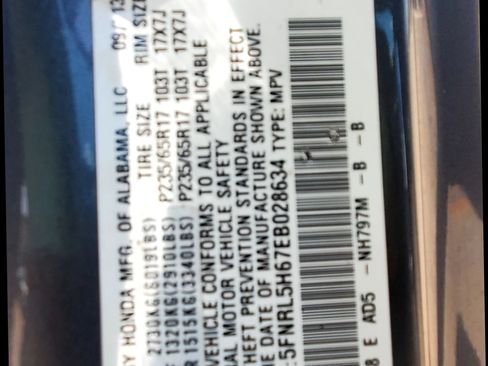 Used 2014 Honda Odyssey EX-L image 65
