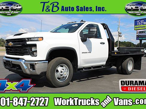 Used 2024 Chevrolet Silverado 3500 W/T w/ Snow Plow Prep Package image 1