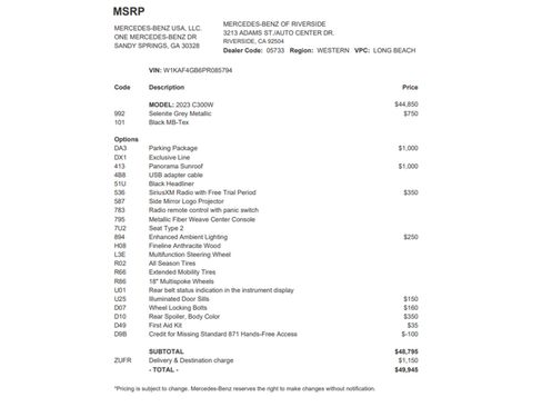 Certified 2023 Mercedes-Benz C 300 Sedan image 26