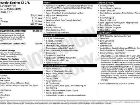 Used 2019 Chevrolet Equinox LT w/ Driver Convenience Package FWD image 36