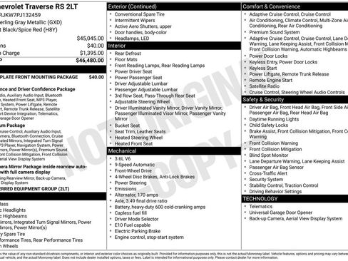 Used 2023 Chevrolet Traverse RS image 28