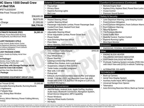 Used 2020 GMC Sierra 1500 Denali w/ Denali Ultimate Package image 5