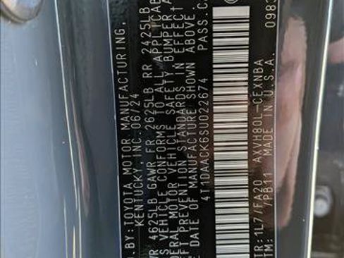 Certified 2025 Toyota Camry LE FWD image 24