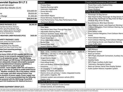 Used 2025 Chevrolet Equinox EV LT w/ Convenience Package FWD image 4