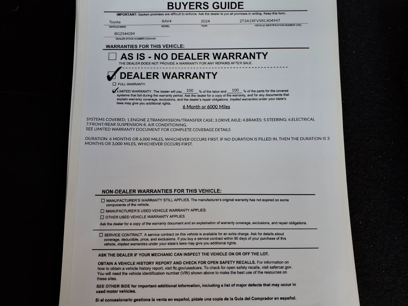 Used 2024 Toyota RAV4 XLE Premium w/ Weather Package AWD/4WD image 43