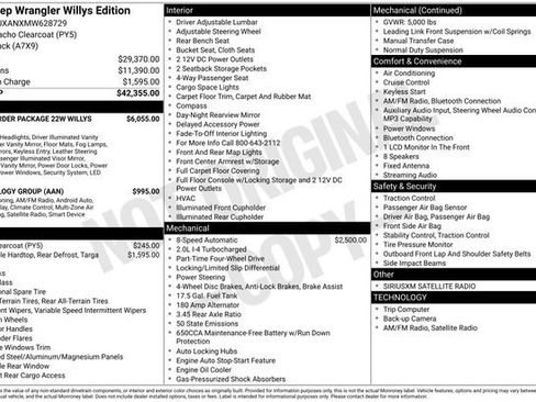 Used 2021 Jeep Wrangler Willys image 33