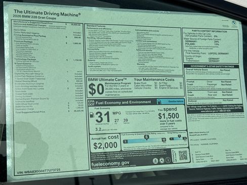 Used 2026 BMW 228i FWD image 29
