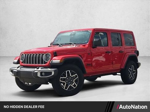 Used 2025 Jeep Wrangler Unlimited Sahara AWD/4WD image 1