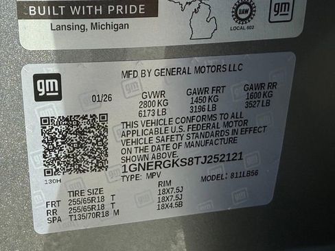 New 2026 Chevrolet Traverse LT w/ LPO, Floor Liner Package image 17