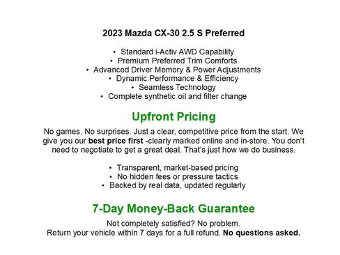Used 2023 MAZDA CX-30 AWD 2.5 S w/ Preferred Package image 2
