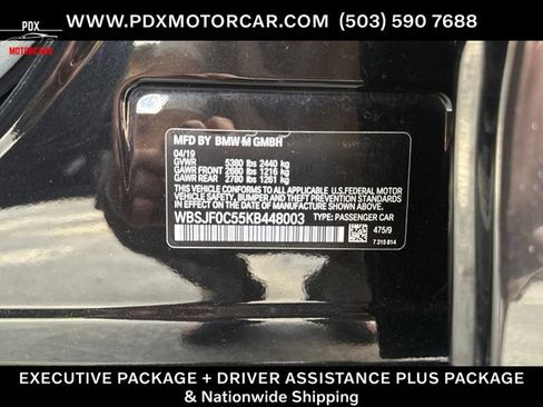 Used 2019 BMW M5 w/ Executive Package AWD/4WD image 31