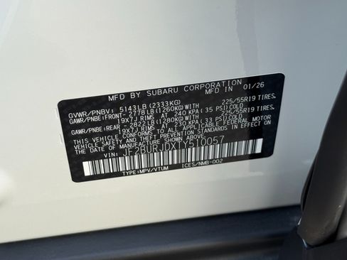 Used 2026 Subaru Outback Touring XT AWD/4WD image 47