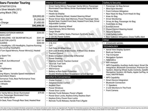 Used 2026 Subaru Forester Touring AWD/4WD image 26