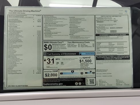 New 2026 BMW 330i Sedan w/ Premium Package image 29