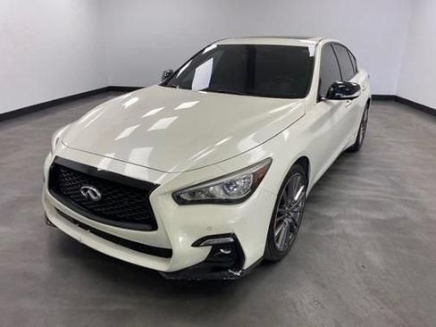 Used 2021 INFINITI Q50 Red Sport 400 w/ Proactive Package AWD/4WD image 2