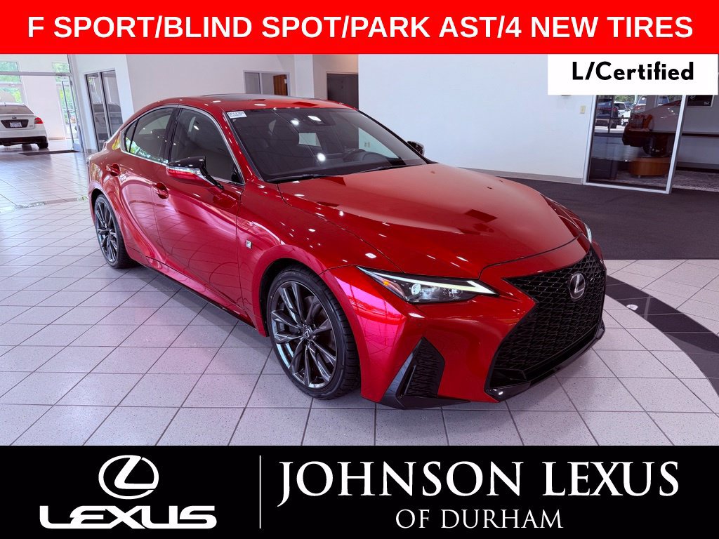 Certified 2024 Lexus IS 350 F Sport w/ Memory Package RWD image 1