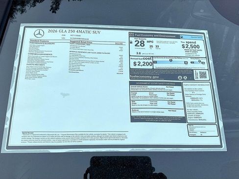 New 2026 Mercedes-Benz GLA 250 4MATIC image 13