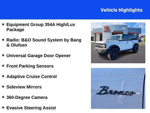 Used 2024 Ford Bronco Wildtrak AWD/4WD image 4