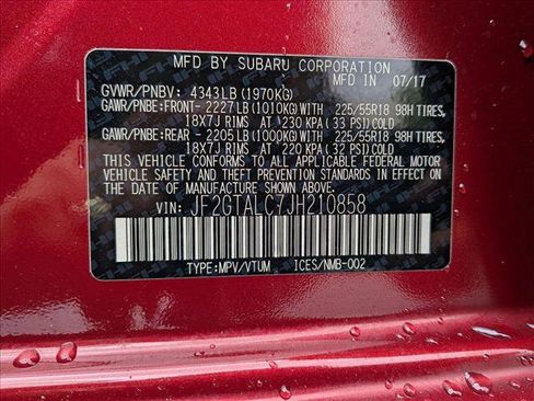 Used 2018 Subaru Crosstrek 2.0i Limited image 24