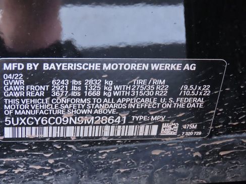 Used 2022 BMW X6 xDrive40i w/ M Sport Package image 21