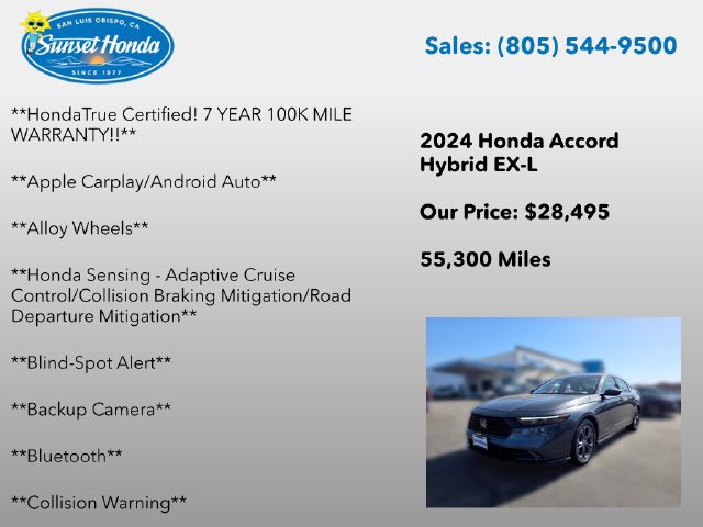 Certified 2024 Honda Accord EX-L image 6