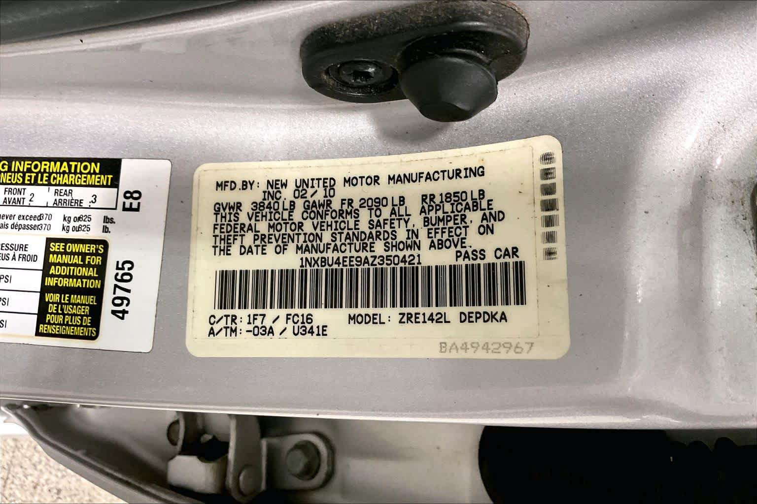 Used 2010 Toyota Corolla LE FWD image 33