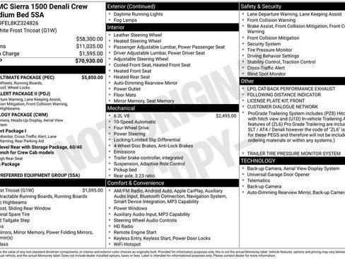 Used 2019 GMC Sierra 1500 Denali w/ Denali Ultimate Package AWD/4WD image 35
