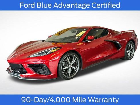 Used 2022 Chevrolet Corvette Stingray Preferred Cpe w/ Z51 Performance Package RWD image 1