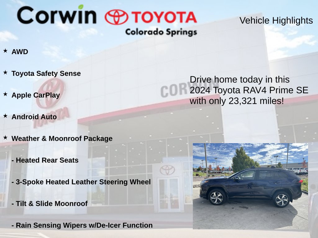 Used 2024 Toyota RAV4 SE w/ Weather & Moonroof Package AWD/4WD image 7