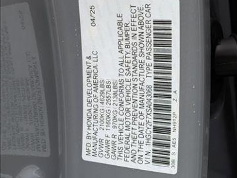 Certified 2025 Honda Accord Sport image 25